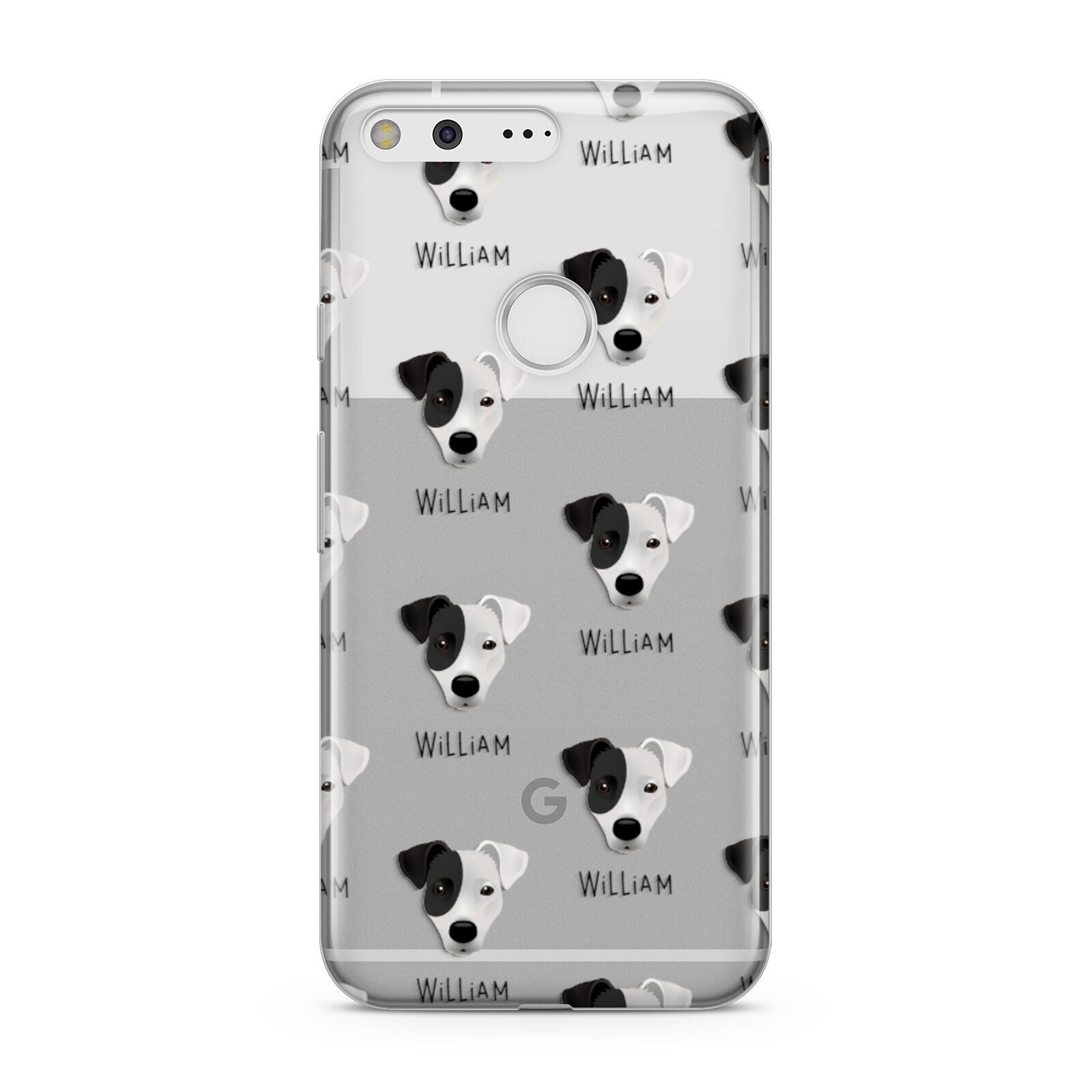 Border Jack Icon with Name Google Pixel Case