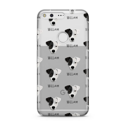 Border Jack Icon with Name Google Pixel Case