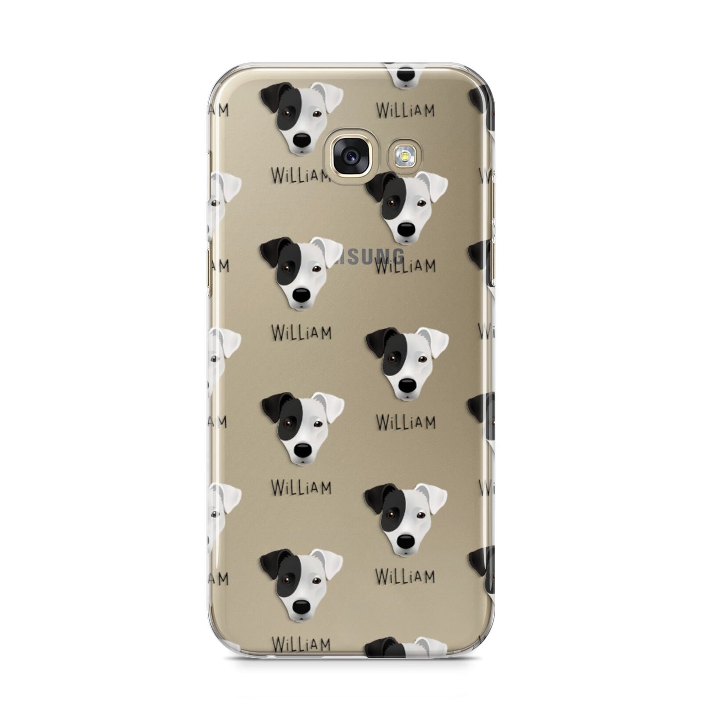 Border Jack Icon with Name Samsung Galaxy A5 2017 Case on gold phone