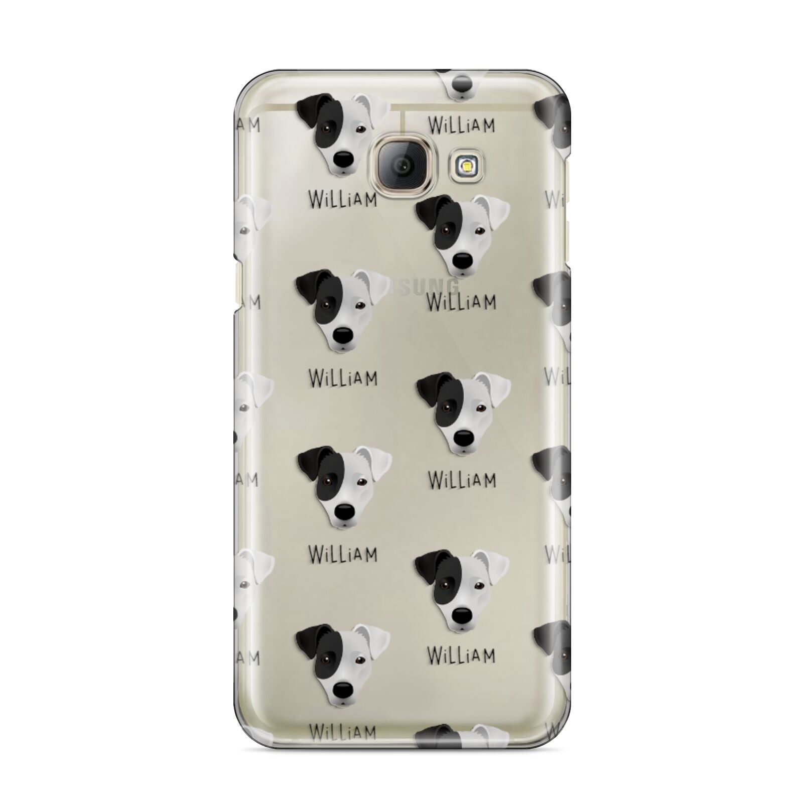 Border Jack Icon with Name Samsung Galaxy A8 2016 Case