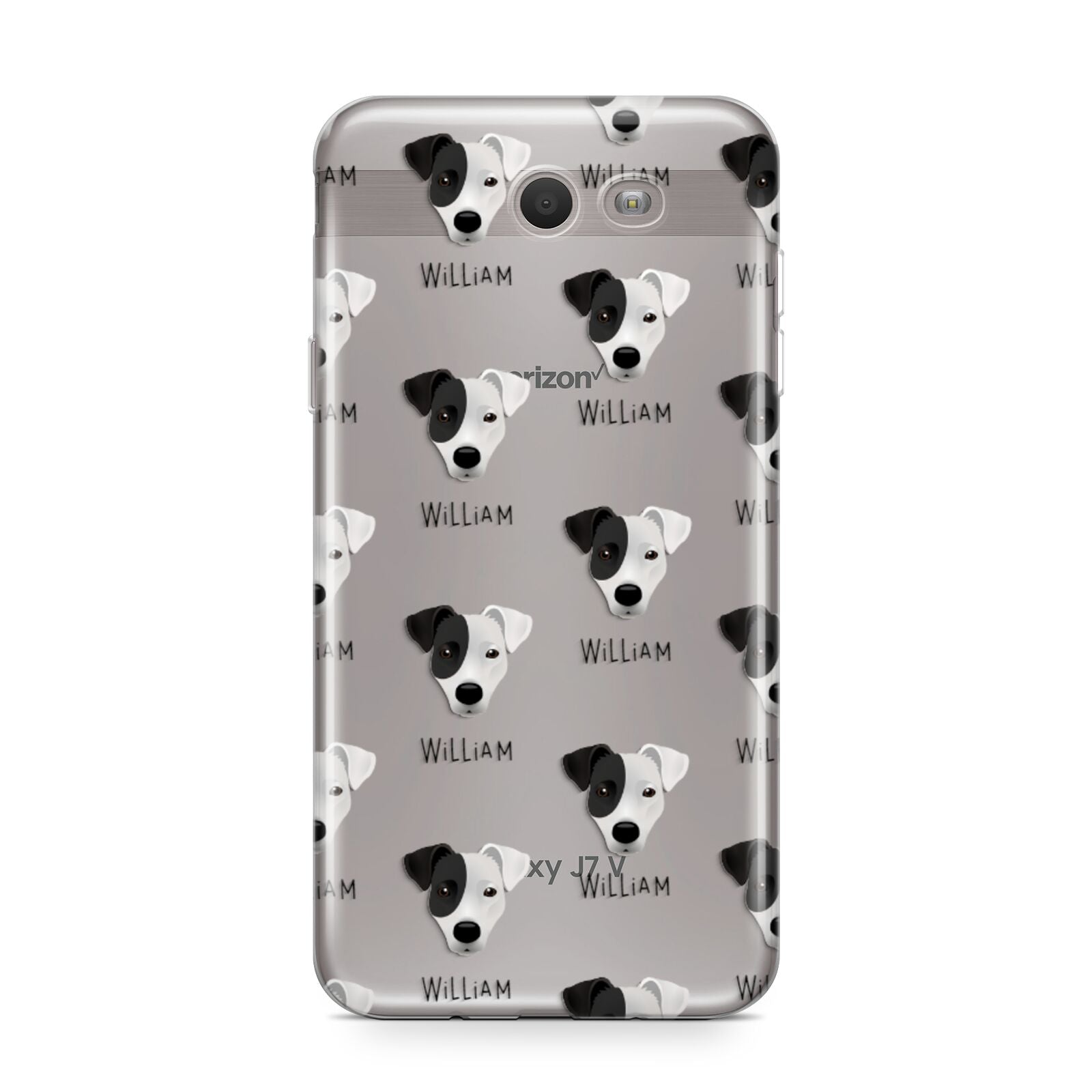 Border Jack Icon with Name Samsung Galaxy J7 2017 Case