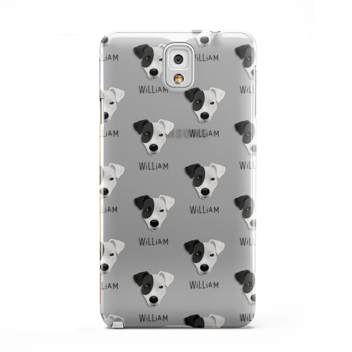 Border Jack Icon with Name Samsung Galaxy Note 3 Case