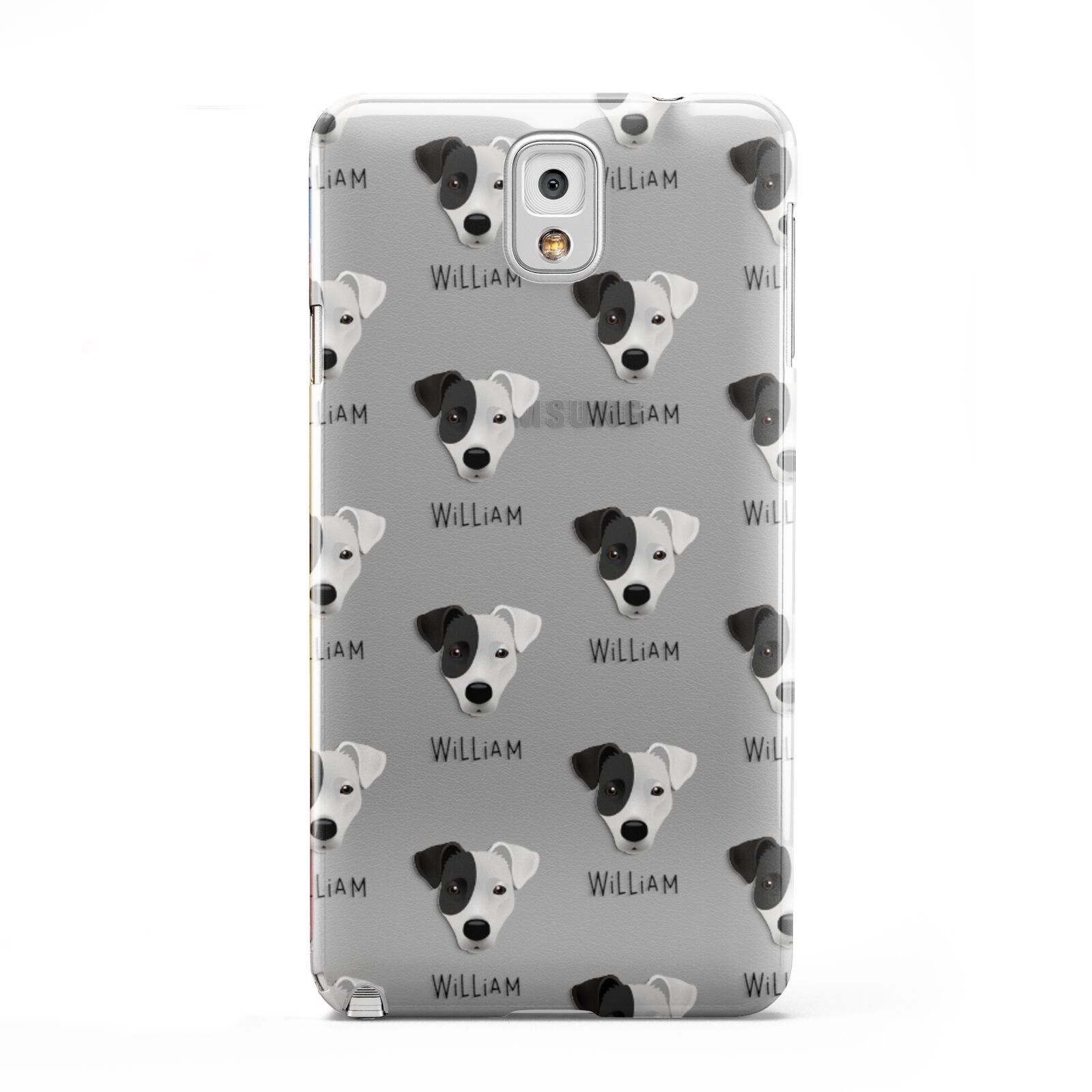 Border Jack Icon with Name Samsung Galaxy Note 3 Case