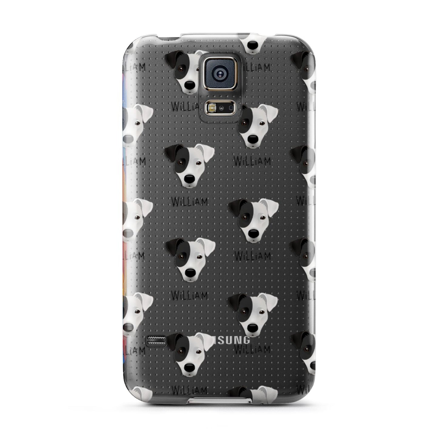 Border Jack Icon with Name Samsung Galaxy S5 Case
