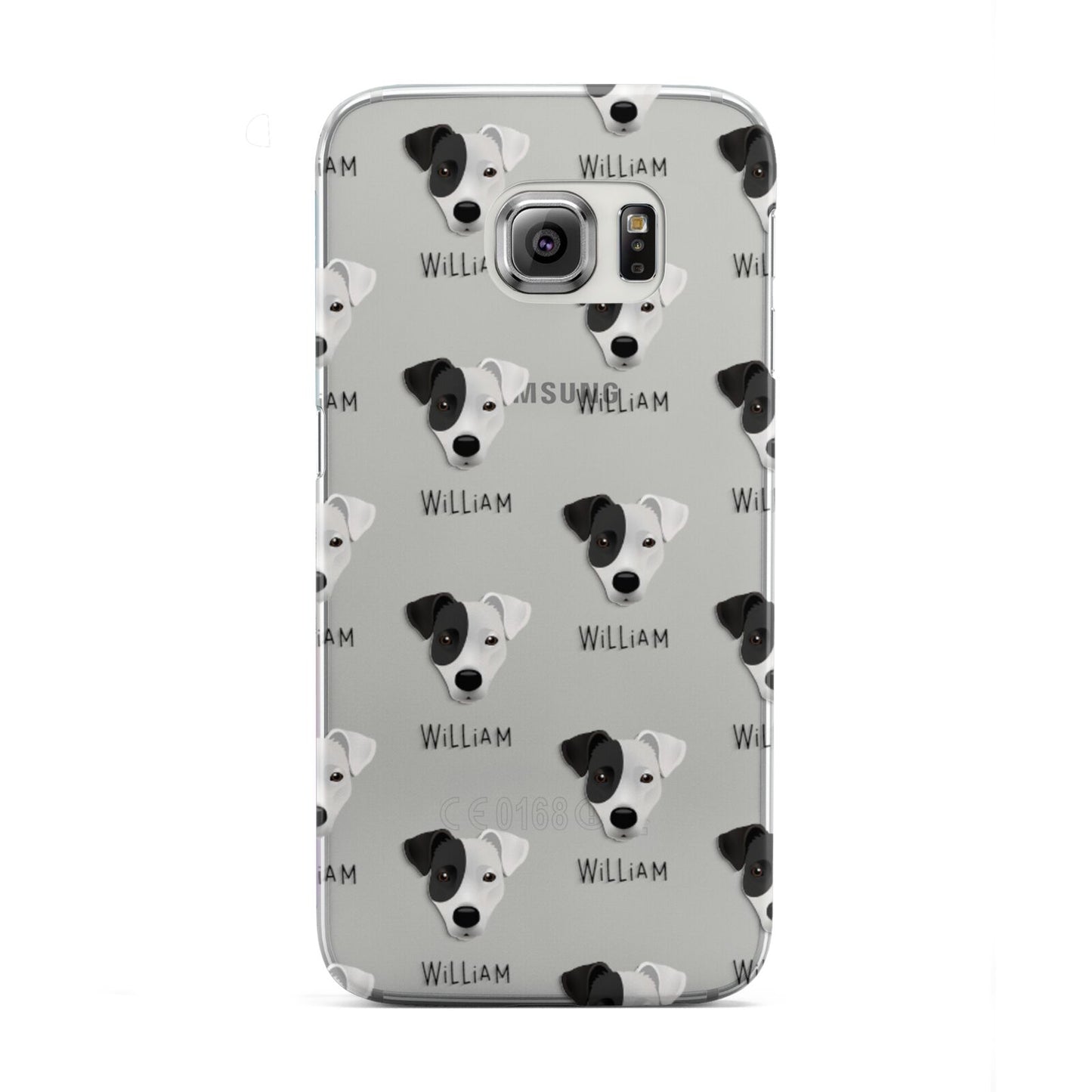 Border Jack Icon with Name Samsung Galaxy S6 Edge Case