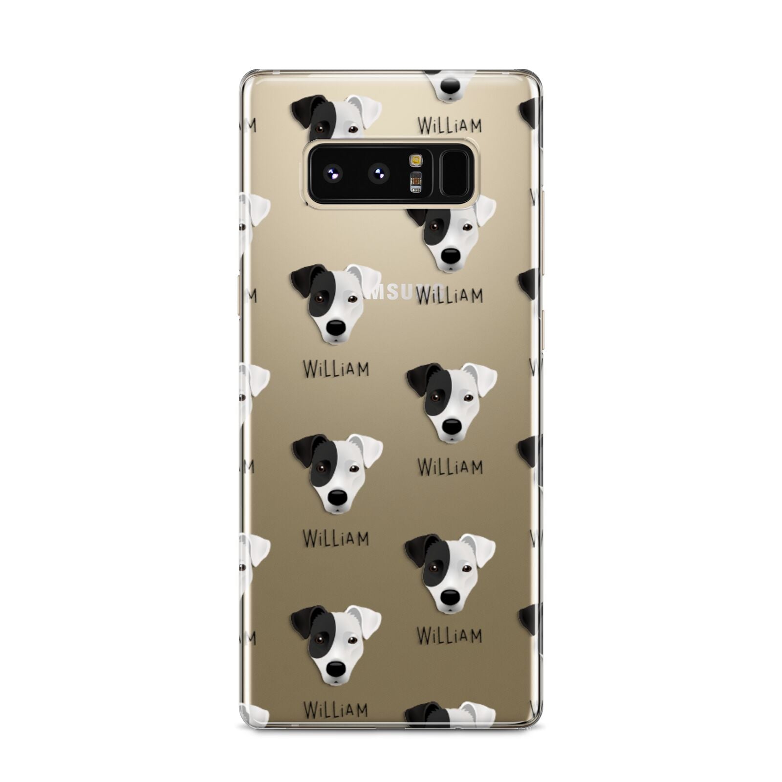 Border Jack Icon with Name Samsung Galaxy S8 Case