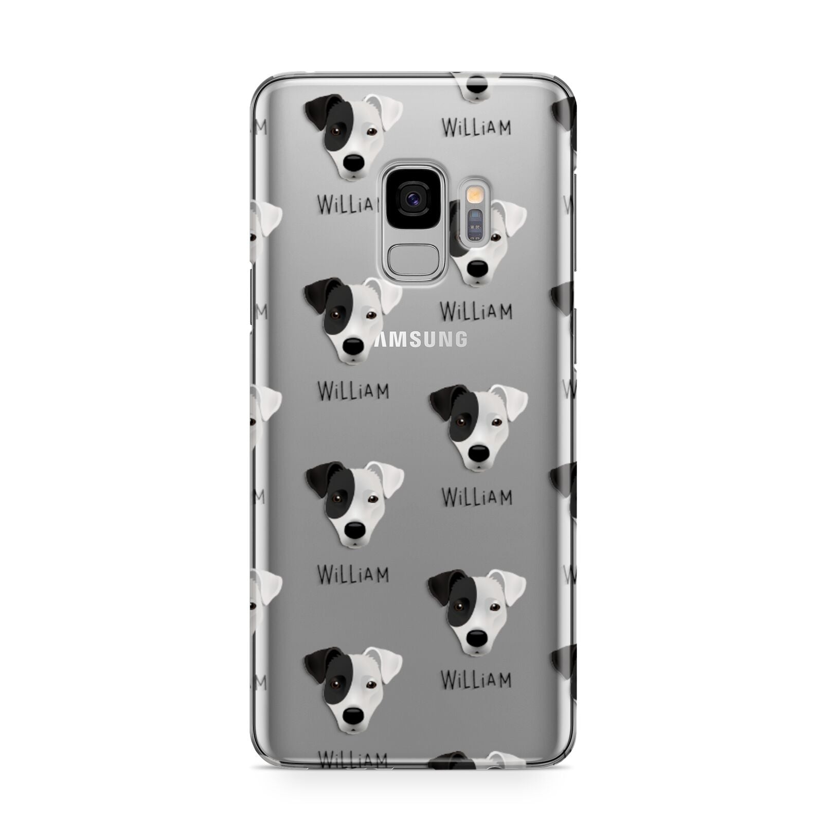 Border Jack Icon with Name Samsung Galaxy S9 Case