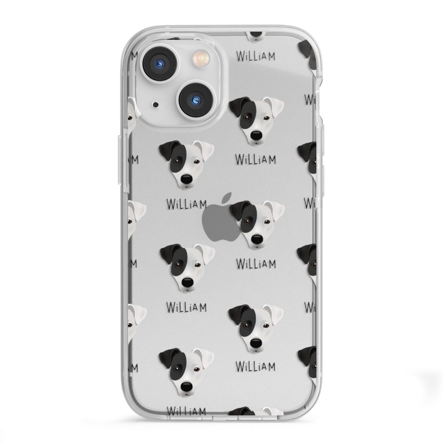Border Jack Icon with Name iPhone 13 Mini TPU Impact Case with White Edges