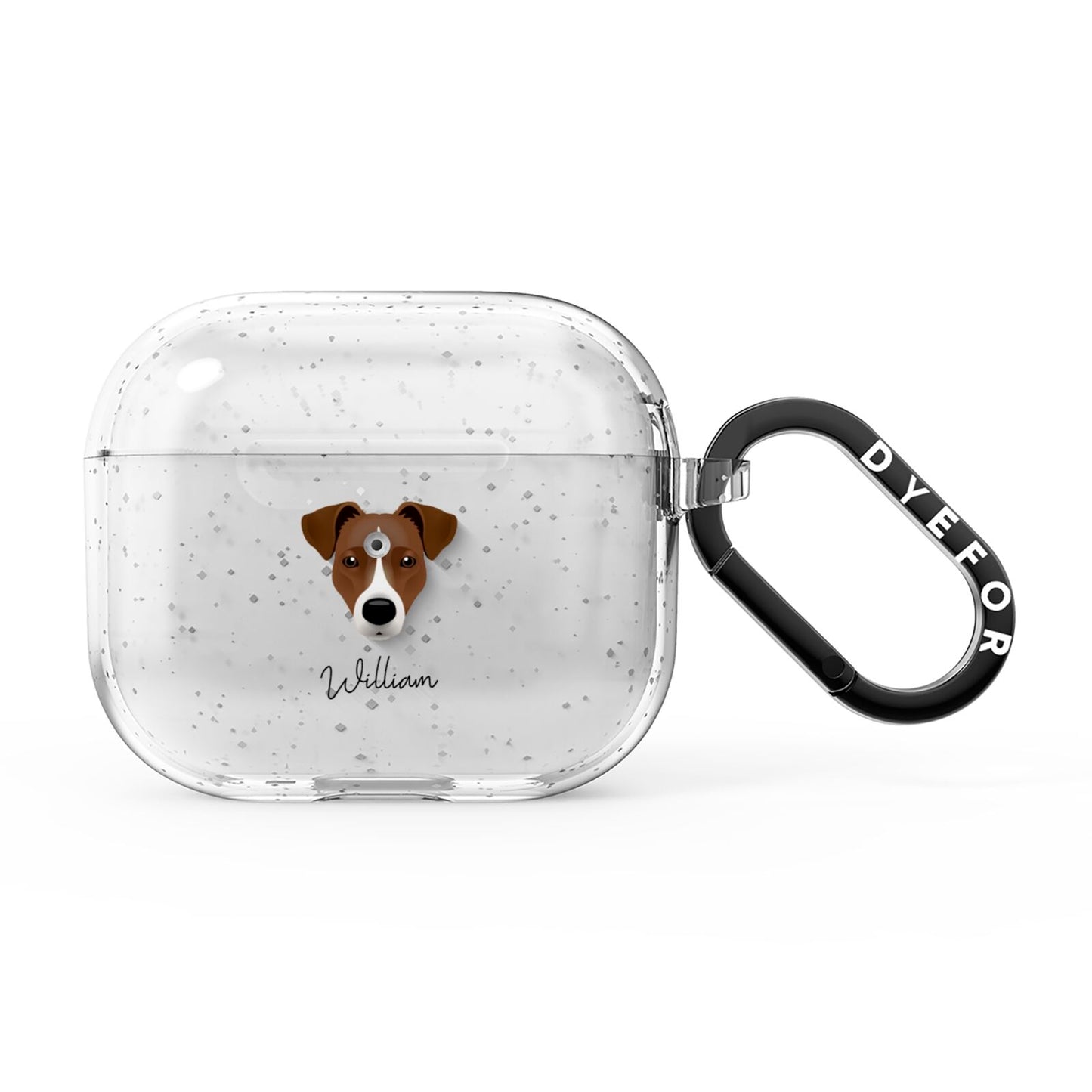Border Jack Personalised AirPods Glitter Case 3rd Gen