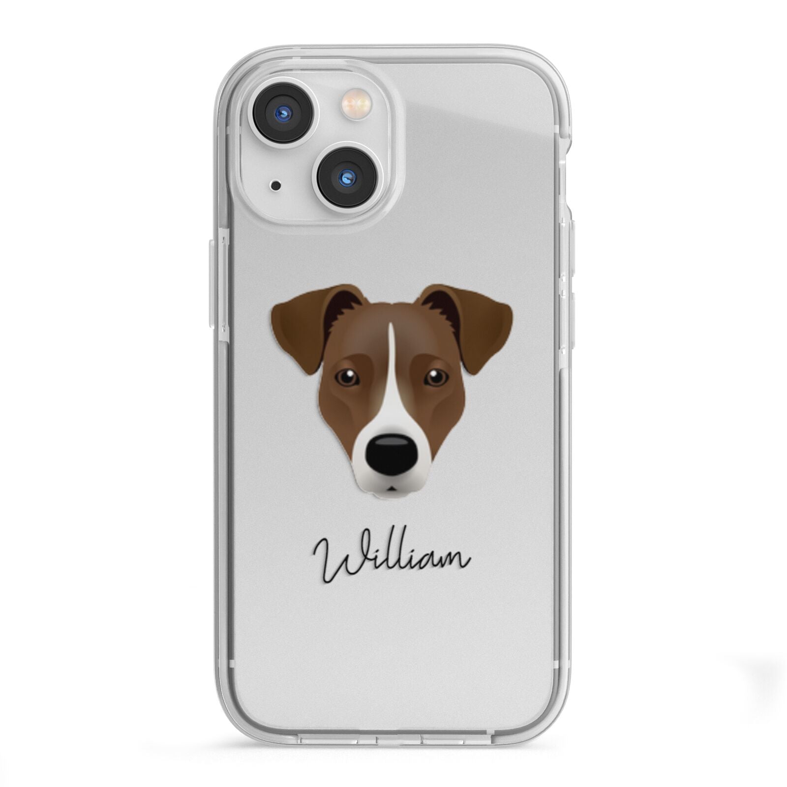 Border Jack Personalised iPhone 13 Mini TPU Impact Case with White Edges
