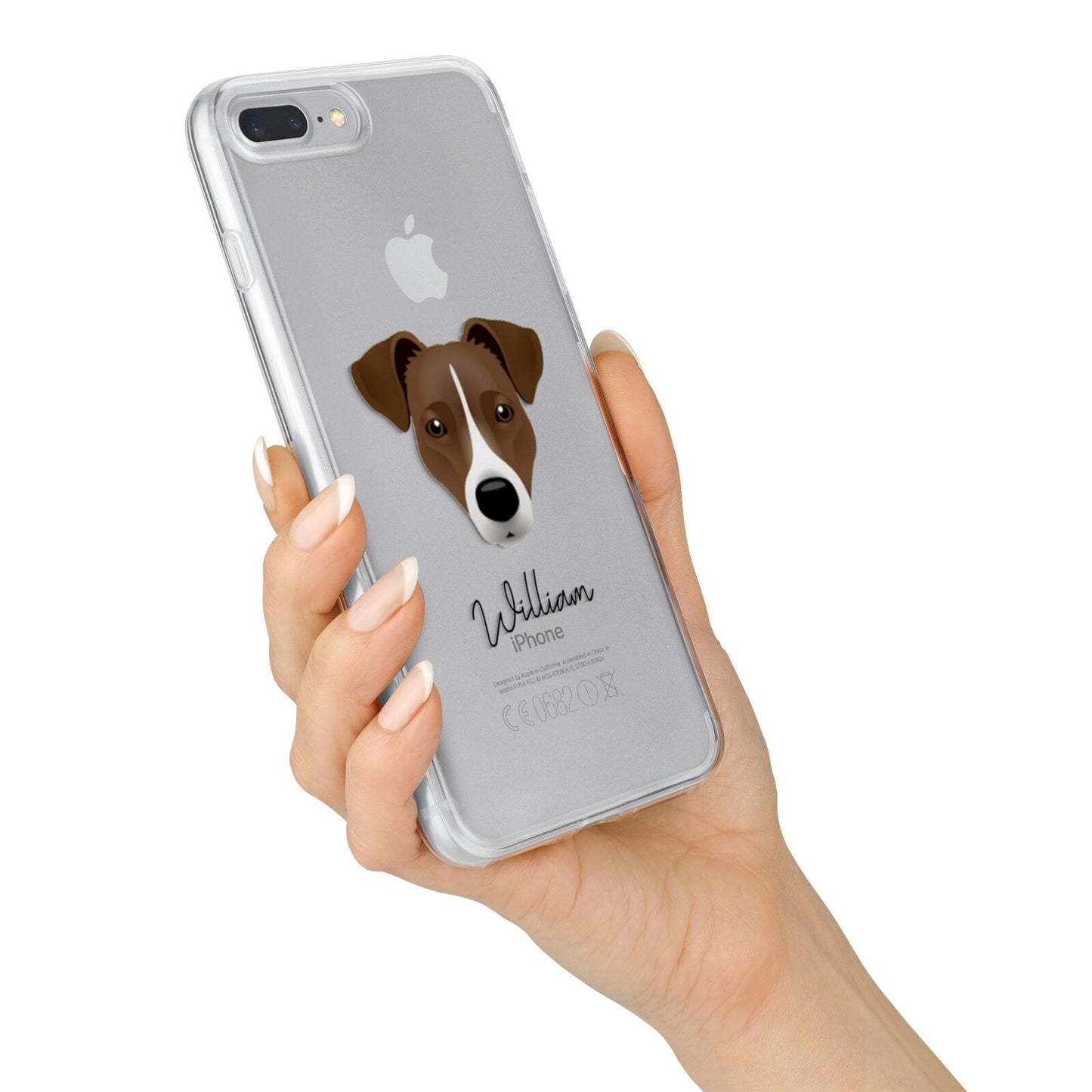 Border Jack Personalised iPhone 7 Plus Bumper Case on Silver iPhone Alternative Image