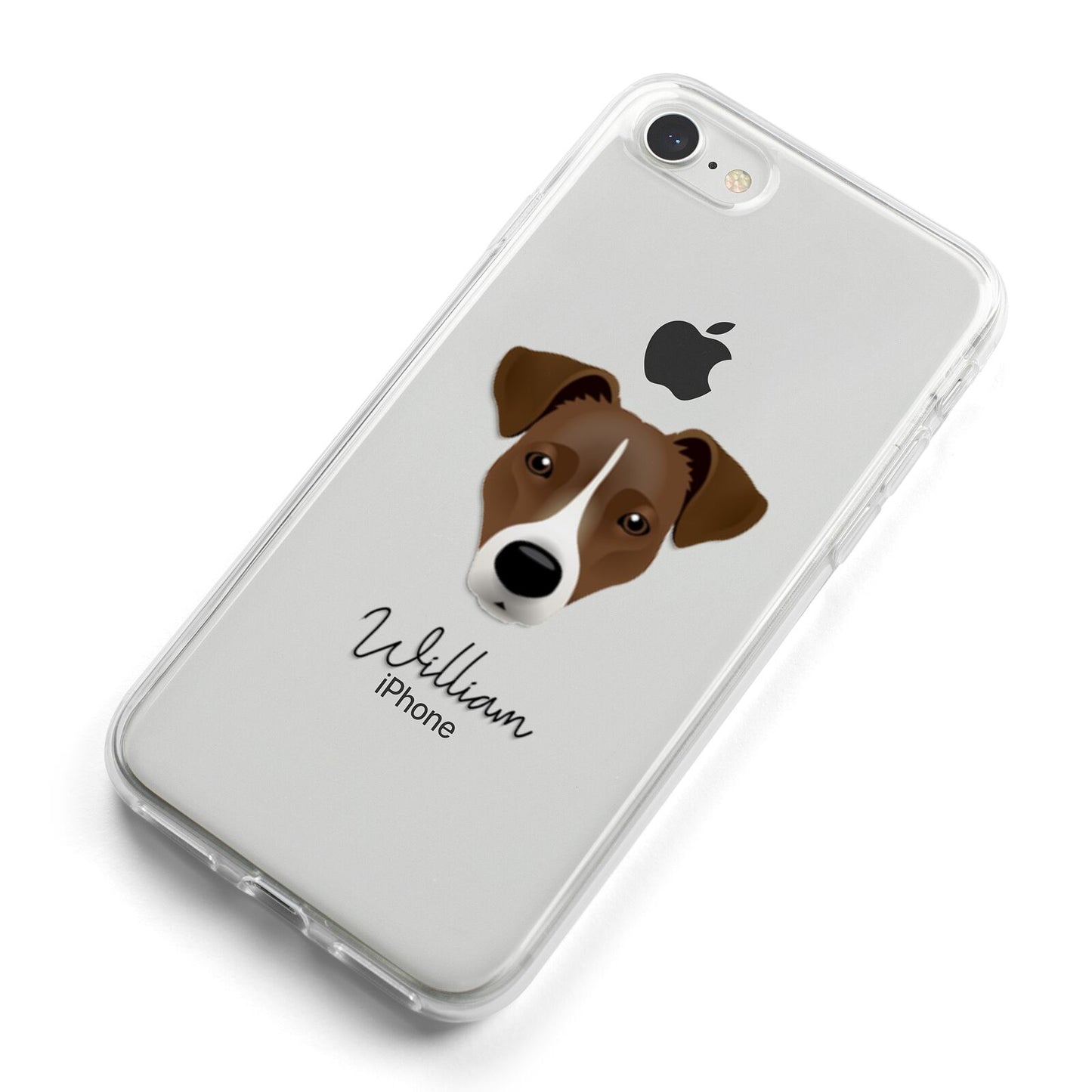 Border Jack Personalised iPhone 8 Bumper Case on Silver iPhone Alternative Image