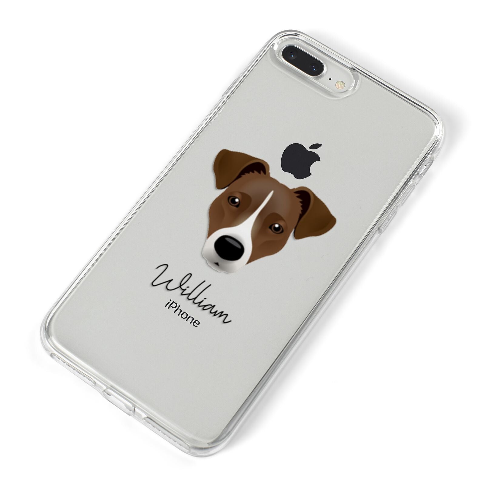 Border Jack Personalised iPhone 8 Plus Bumper Case on Silver iPhone Alternative Image