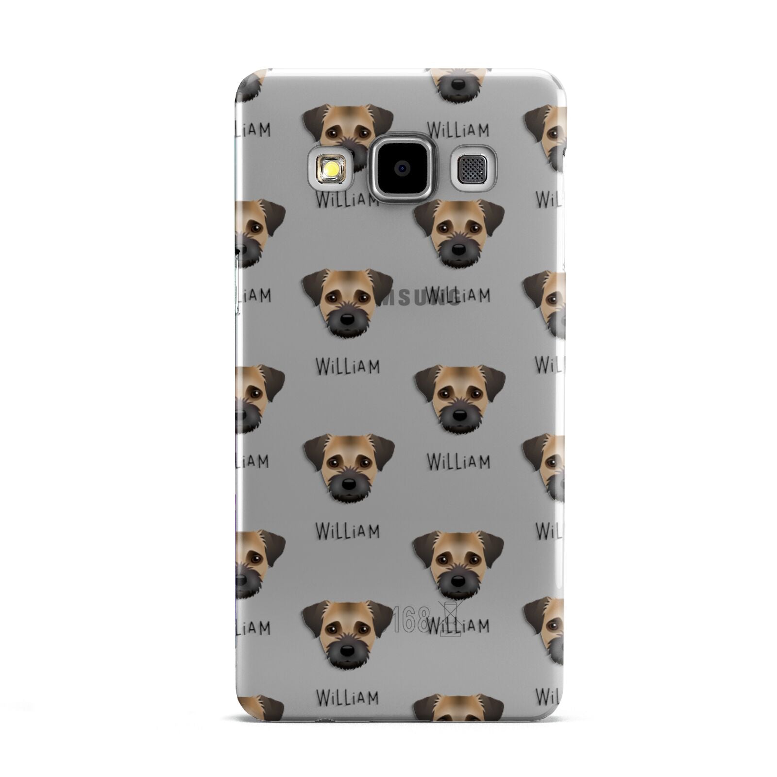 Border Terrier Icon with Name Samsung Galaxy A5 Case