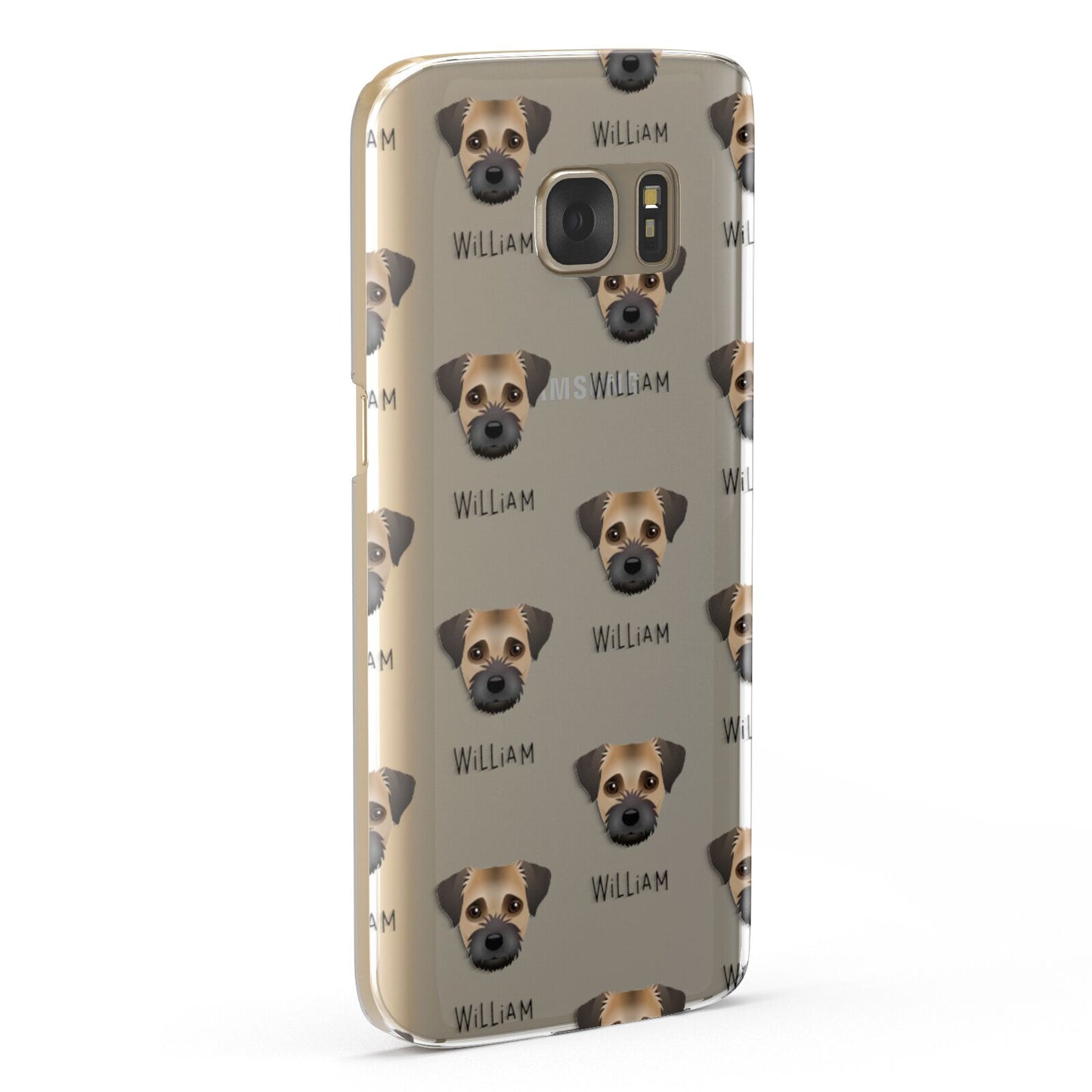 Border Terrier Icon with Name Samsung Galaxy Case Fourty Five Degrees