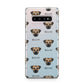 Border Terrier Icon with Name Samsung Galaxy S10 Plus Case