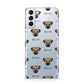 Border Terrier Icon with Name Samsung S21 Plus Phone Case