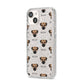 Border Terrier Icon with Name iPhone 14 Glitter Tough Case Starlight Angled Image