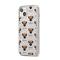 Border Terrier Icon with Name iPhone 14 Plus Glitter Tough Case Starlight Angled Image