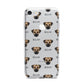 Border Terrier Icon with Name iPhone 7 Bumper Case on Silver iPhone