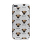 Border Terrier Icon with Name iPhone 7 Plus Bumper Case on Silver iPhone