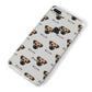 Border Terrier Icon with Name iPhone 8 Plus Bumper Case on Silver iPhone Alternative Image