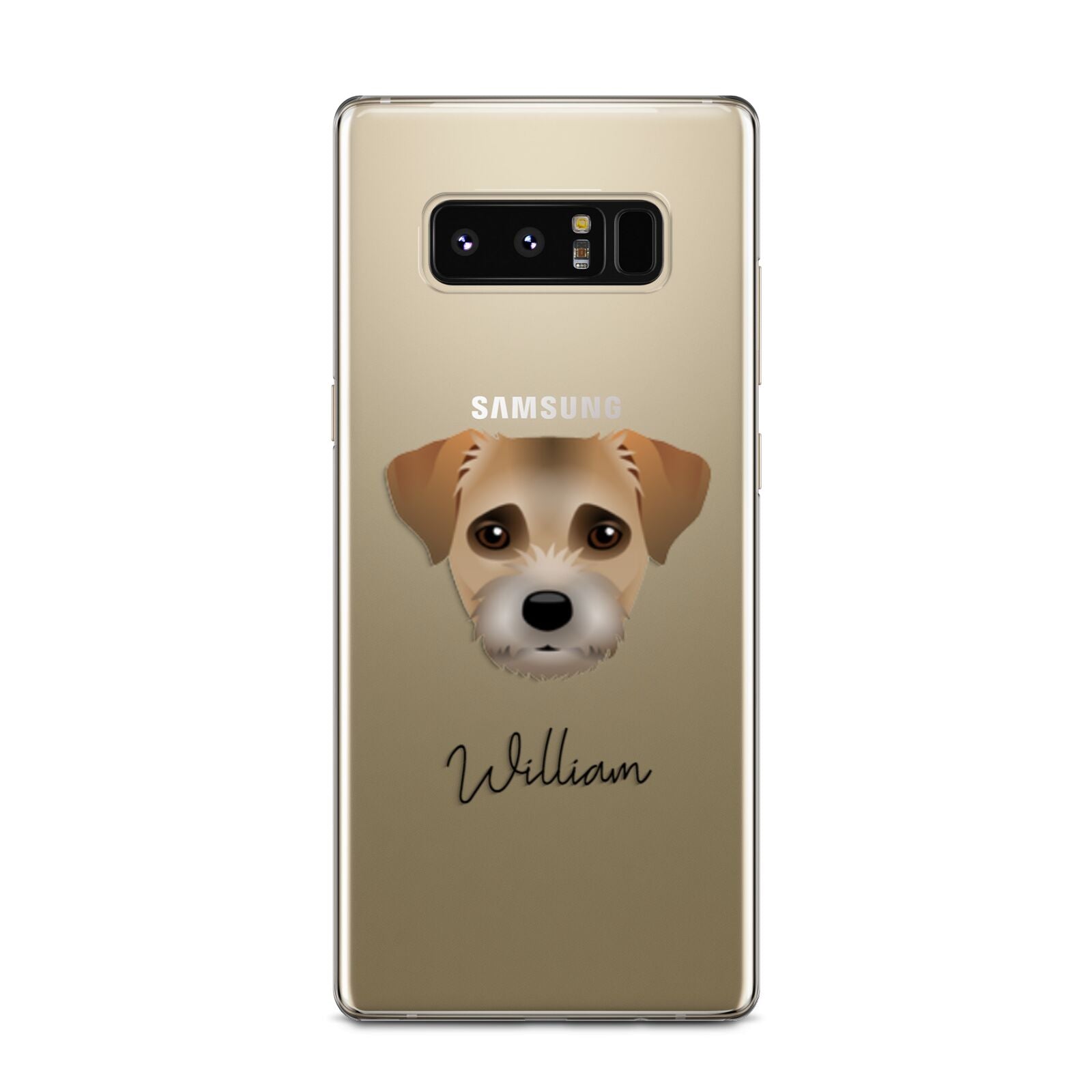 Border Terrier Personalised Samsung Galaxy Note 8 Case