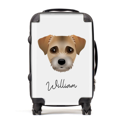 Border Terrier Personalised Suitcase