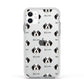 Bordoodle Icon with Name Apple iPhone 11 in White with White Impact Case
