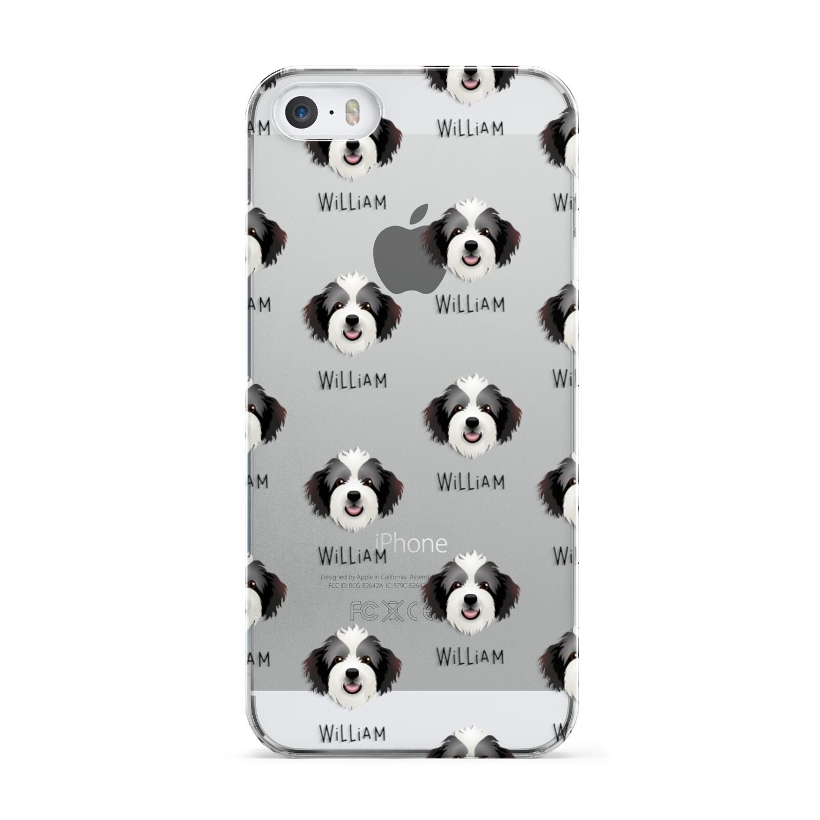 Bordoodle Icon with Name Apple iPhone 5 Case