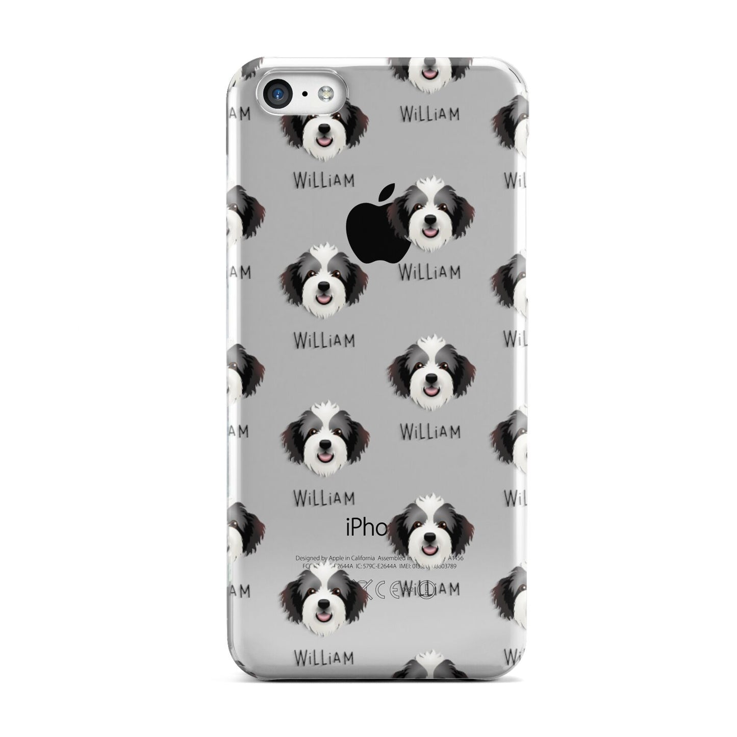 Bordoodle Icon with Name Apple iPhone 5c Case