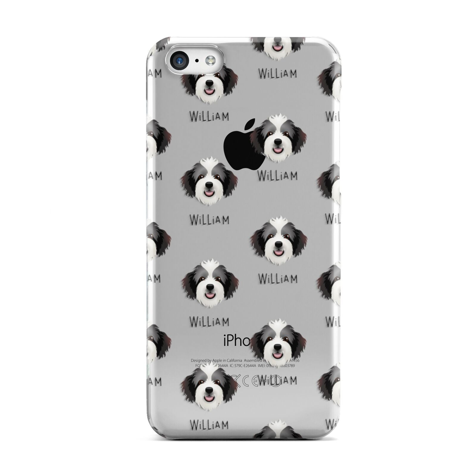 Bordoodle Icon with Name Apple iPhone 5c Case