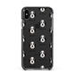 Bordoodle Icon with Name Apple iPhone Xs Max Impact Case Black Edge on Black Phone