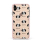 Bordoodle Icon with Name Apple iPhone Xs Max Impact Case Pink Edge on Gold Phone