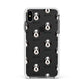 Bordoodle Icon with Name Apple iPhone Xs Max Impact Case White Edge on Black Phone