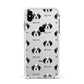 Bordoodle Icon with Name Apple iPhone Xs Max Impact Case White Edge on Silver Phone