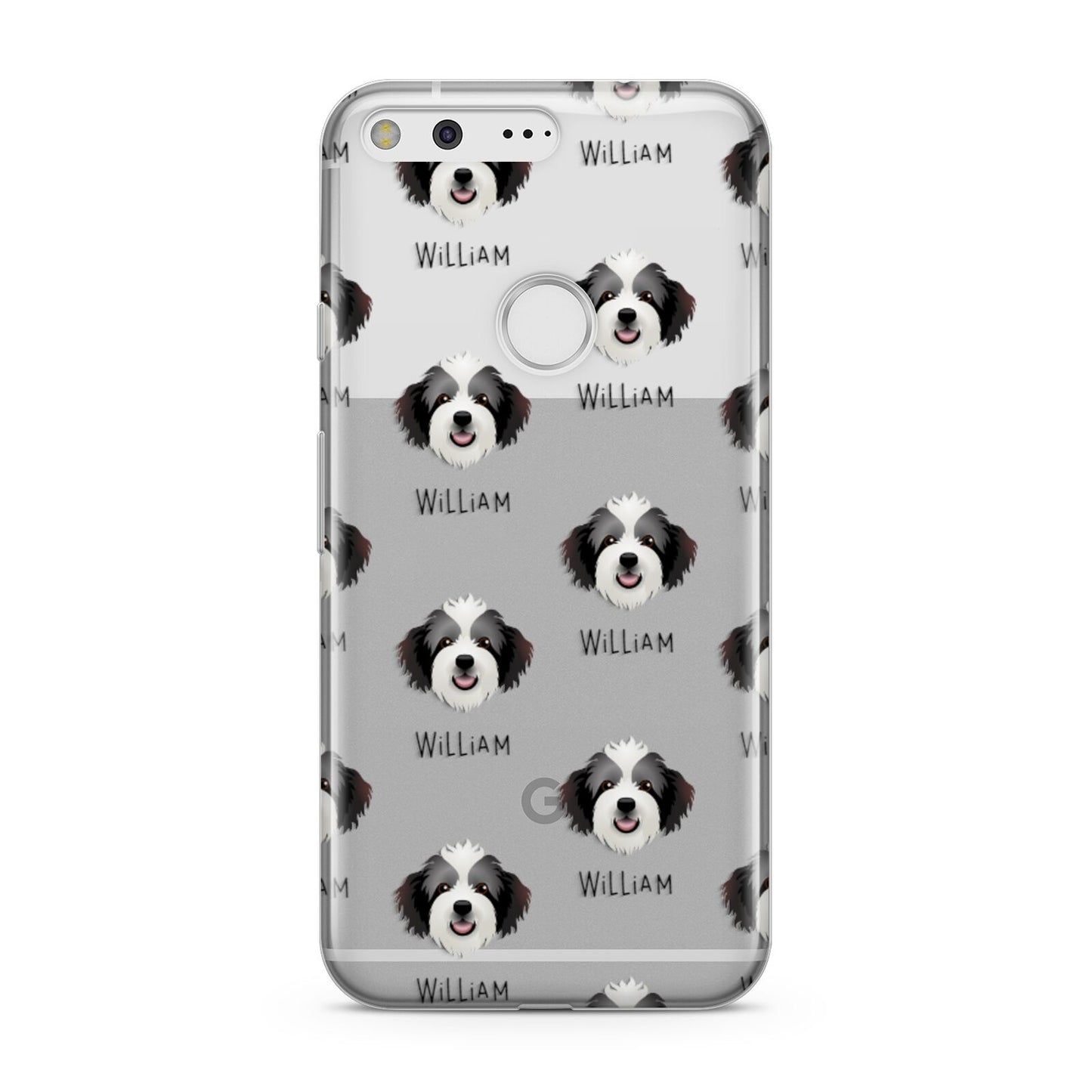 Bordoodle Icon with Name Google Pixel Case