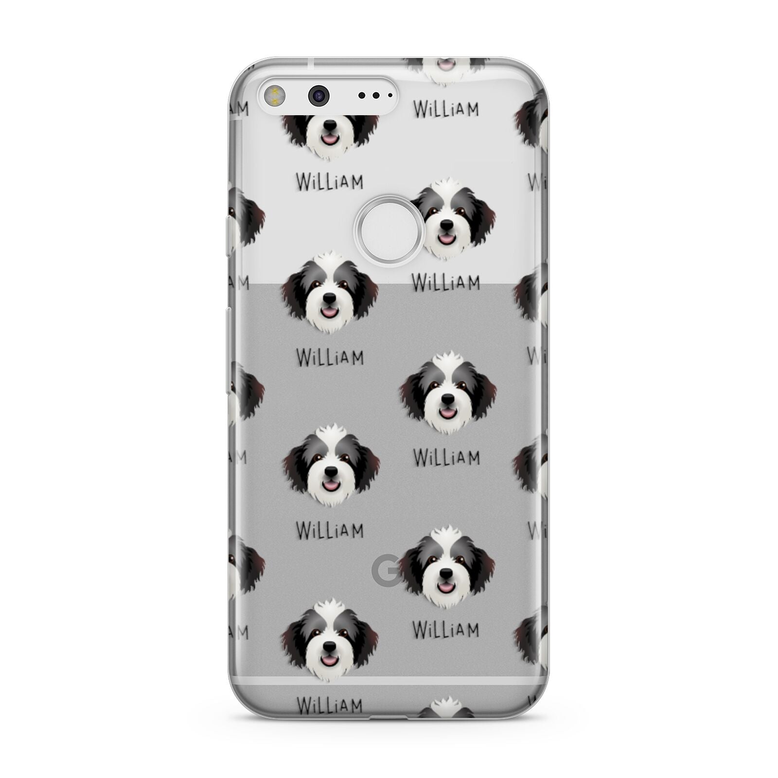 Bordoodle Icon with Name Google Pixel Case
