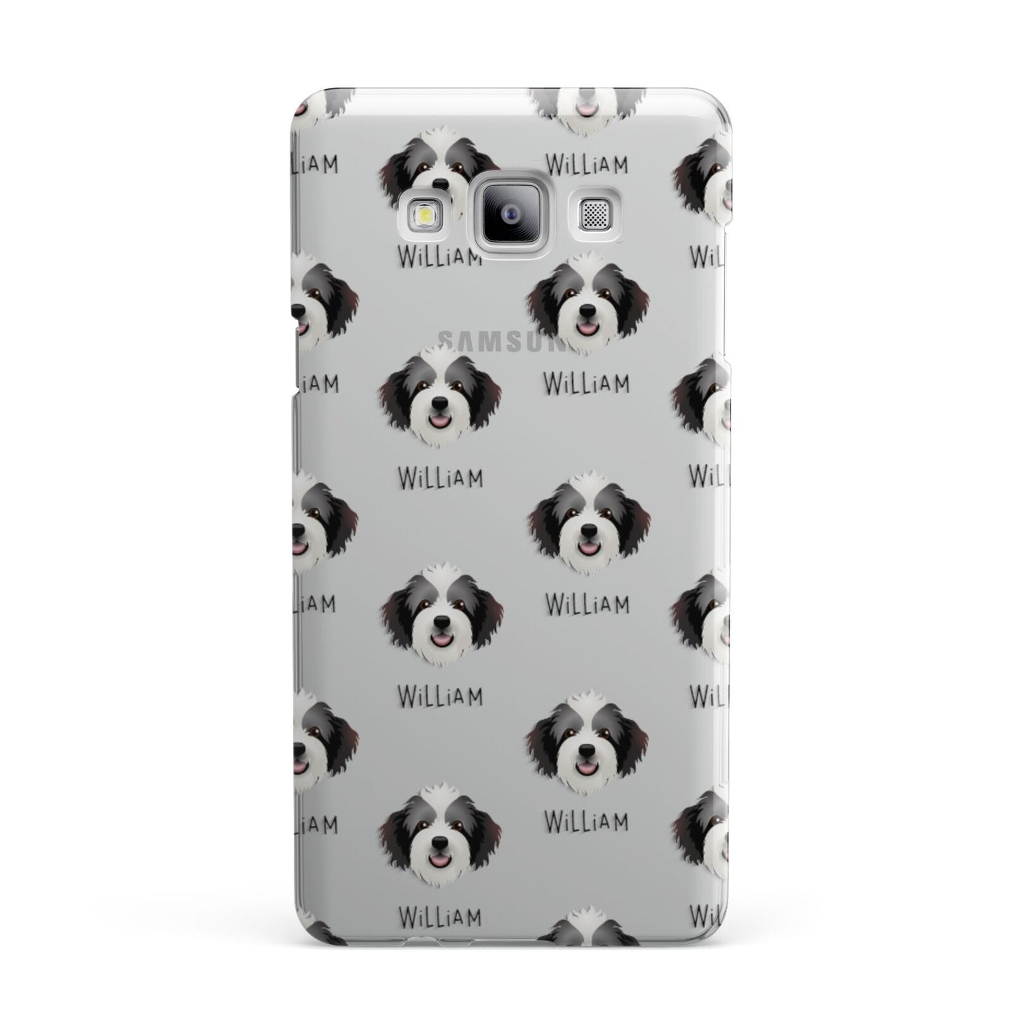 Bordoodle Icon with Name Samsung Galaxy A7 2015 Case