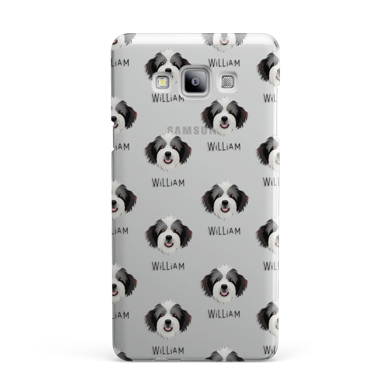 Bordoodle Icon with Name Samsung Galaxy A7 2015 Case
