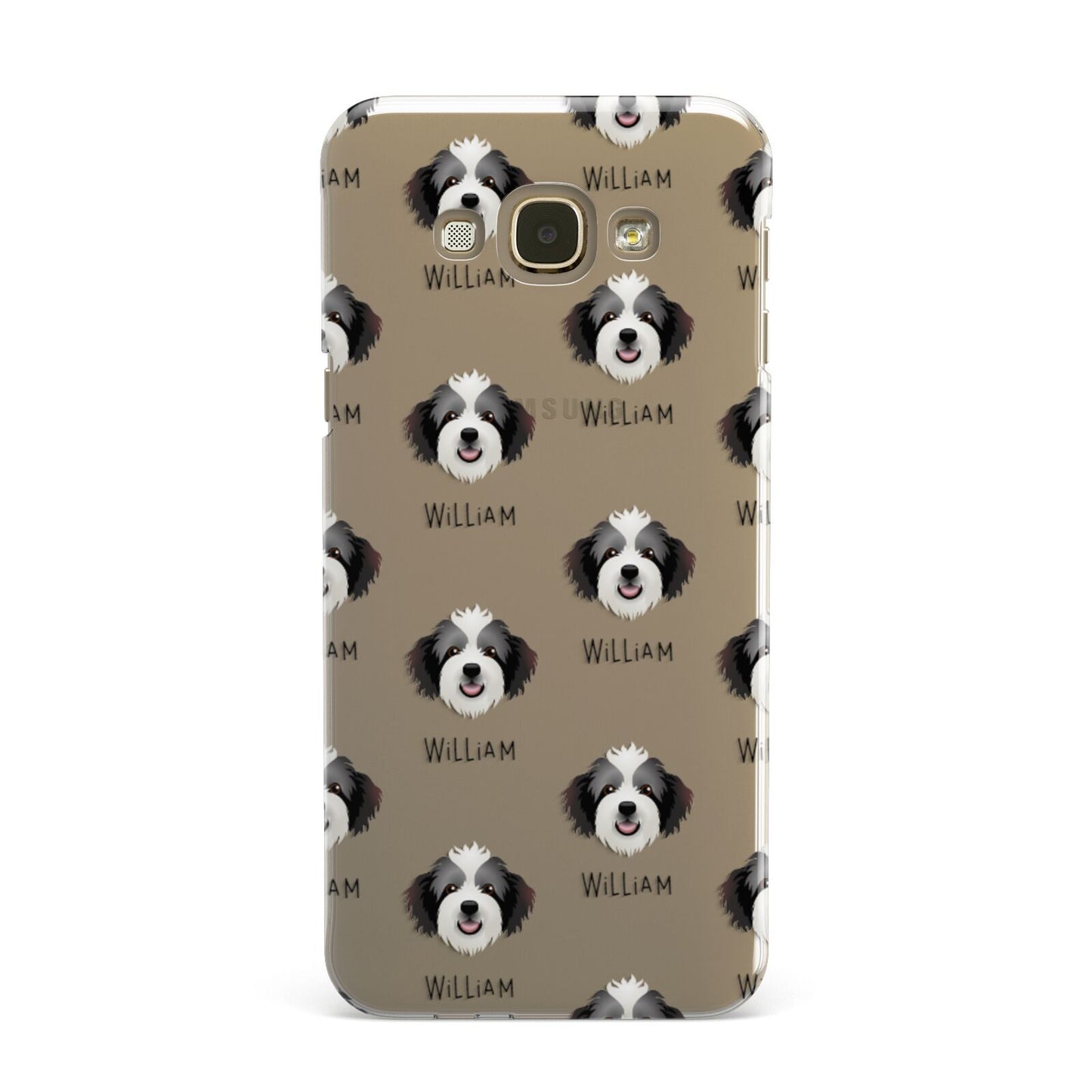 Bordoodle Icon with Name Samsung Galaxy A8 Case