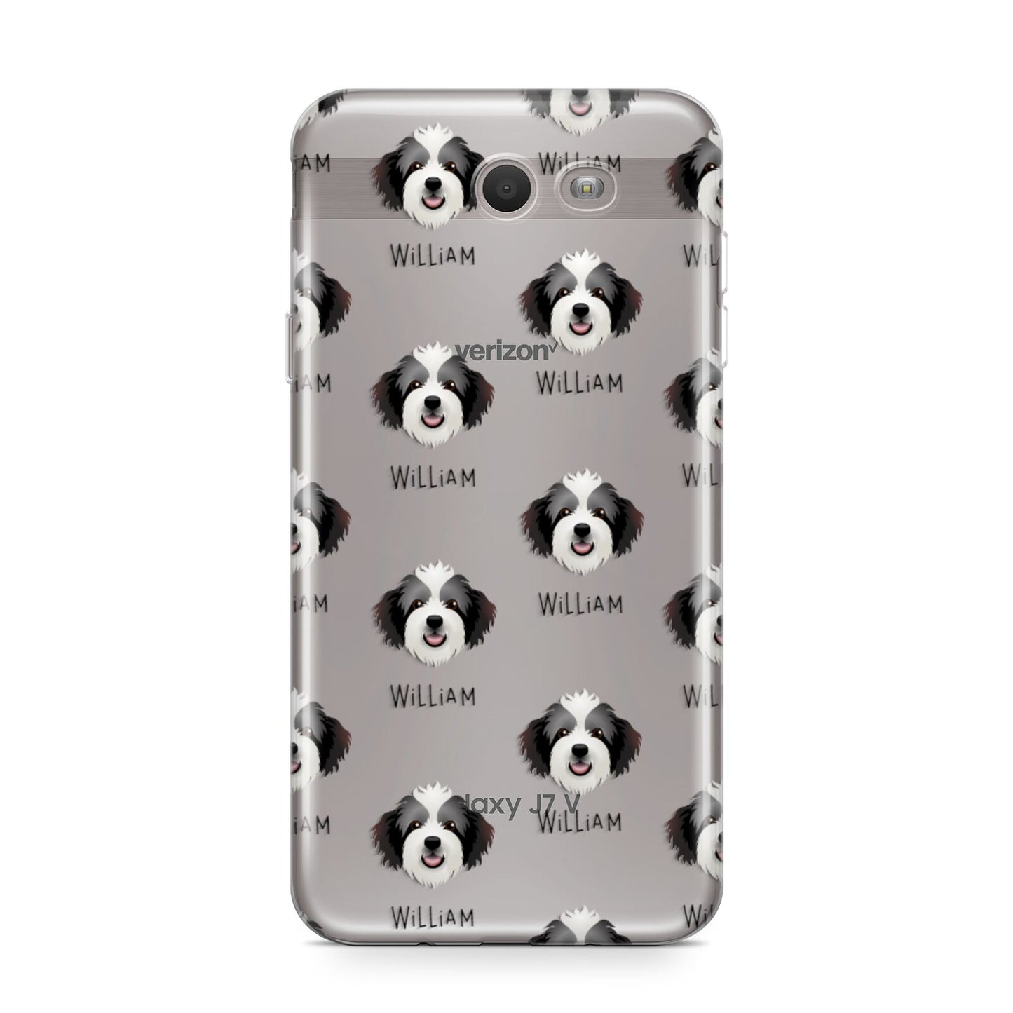 Bordoodle Icon with Name Samsung Galaxy J7 2017 Case