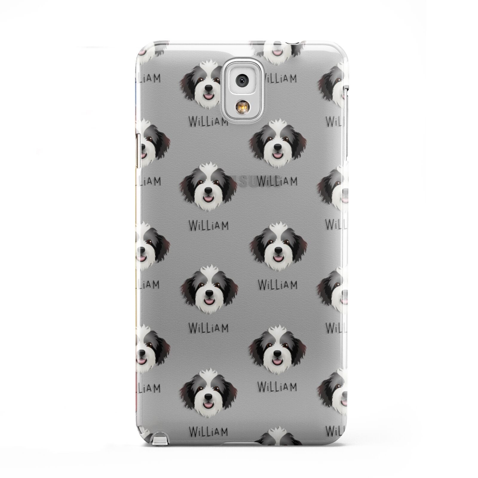Bordoodle Icon with Name Samsung Galaxy Note 3 Case