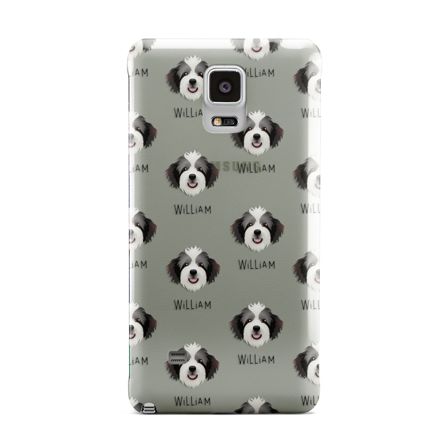 Bordoodle Icon with Name Samsung Galaxy Note 4 Case