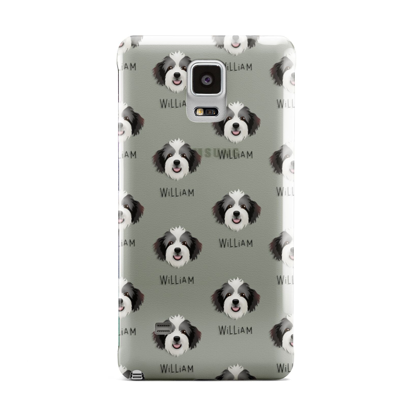 Bordoodle Icon with Name Samsung Galaxy Note 4 Case