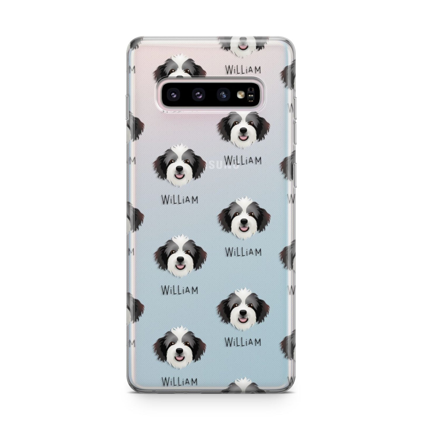 Bordoodle Icon with Name Samsung Galaxy S10 Plus Case