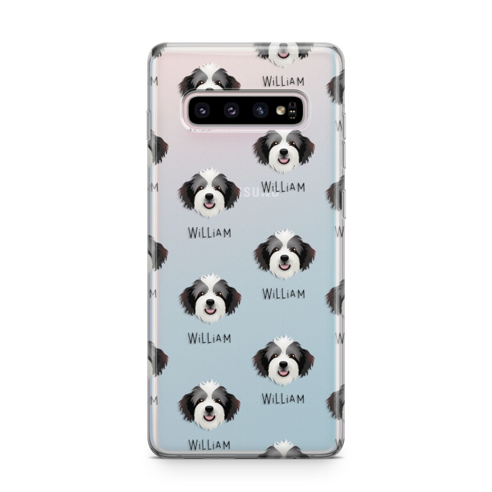 Bordoodle Icon with Name Samsung Galaxy S10 Plus Case