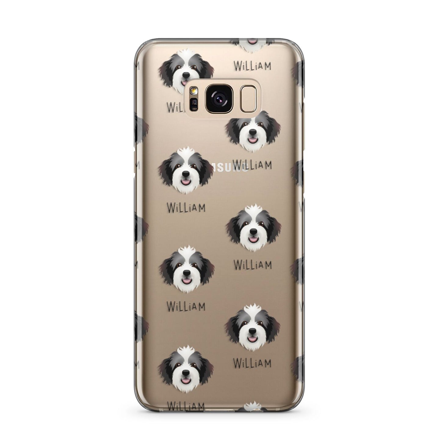 Bordoodle Icon with Name Samsung Galaxy S8 Plus Case