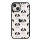 Bordoodle Icon with Name iPhone 13 Black Impact Case on Silver phone