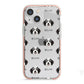 Bordoodle Icon with Name iPhone 13 Mini TPU Impact Case with Pink Edges